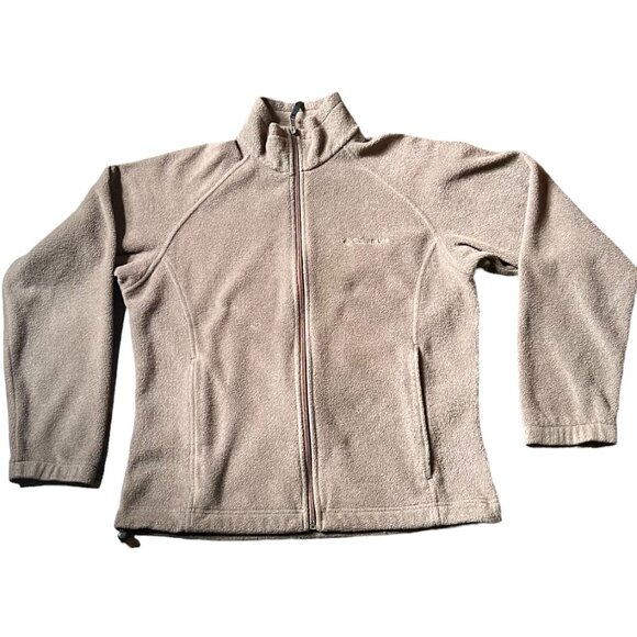 Columbia Women's Chocolate Brown Fleece Full Zipper Jacket, Size M - Picture 5 of 11